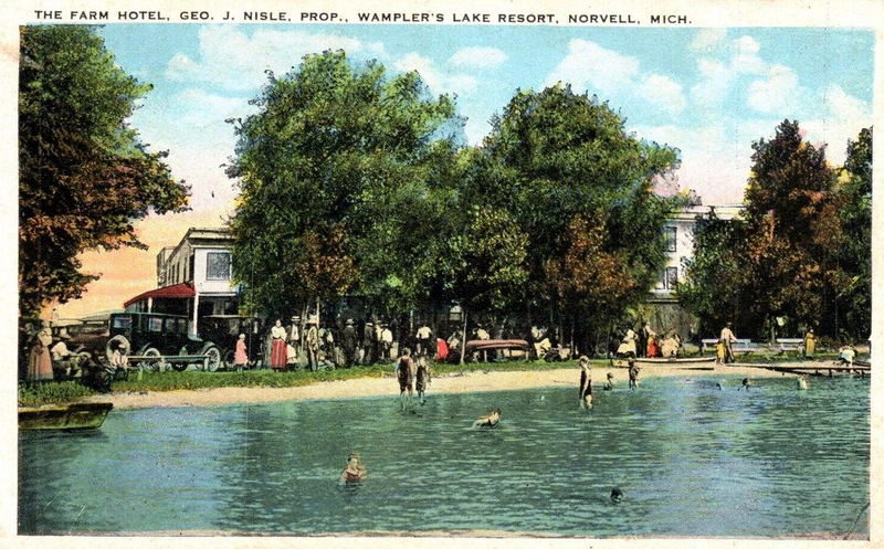 Farm Hotel - Vintage Postcard (newer photo)